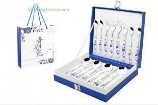 供應廠家直銷 青花瓷套裝16件組 不銹鋼餐具套裝 時尚商務禮品_家居家具_世界工廠網中國產品信息庫